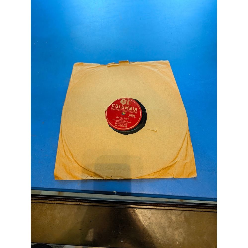 Eddy Duchin Orchestra Tis Autumn Madelaine Columbia 36454 78 RPM 10" Record